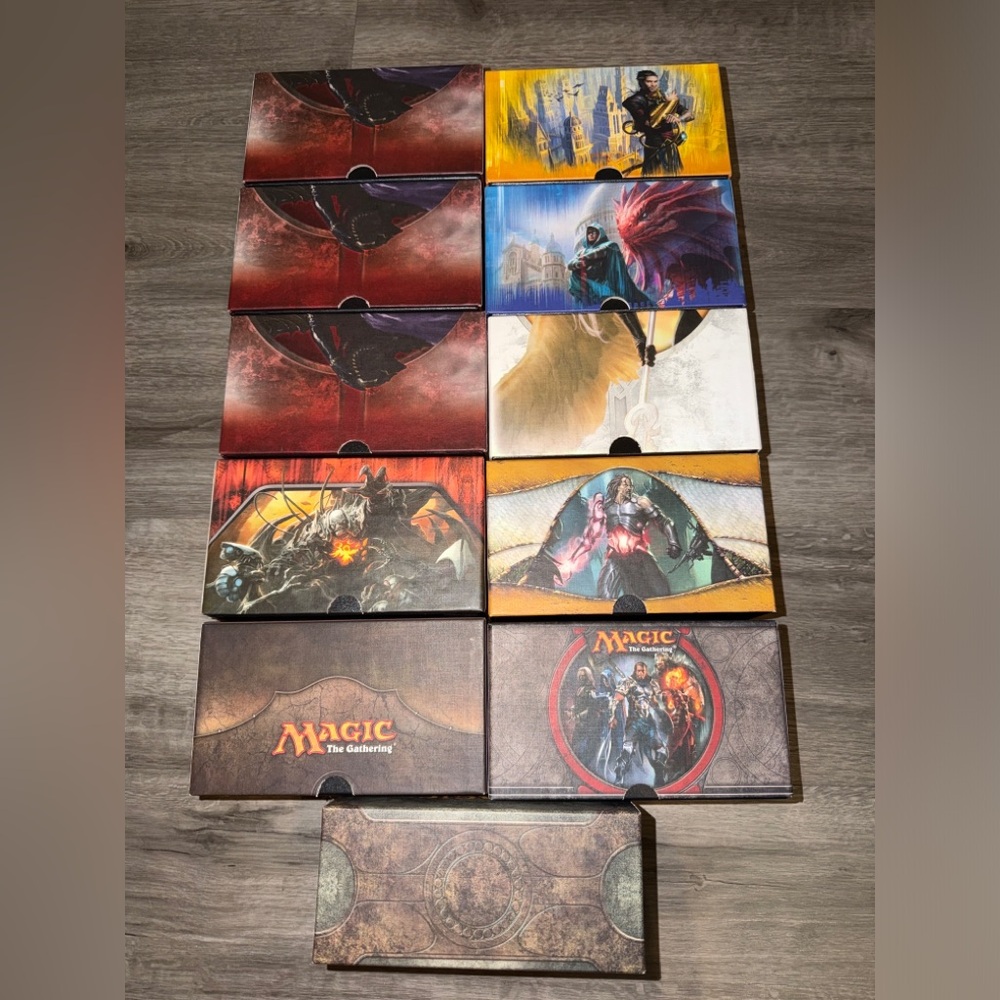11 Magic the gathering empty boxes